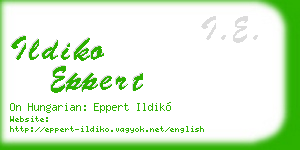 ildiko eppert business card