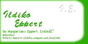 ildiko eppert business card